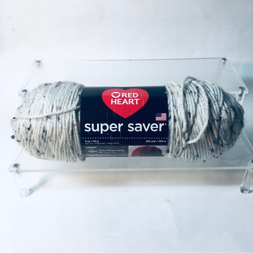 Red Heart Super Saver Yarn Aran Fleck Color 4313 Lot 2777 Medium Weight 4